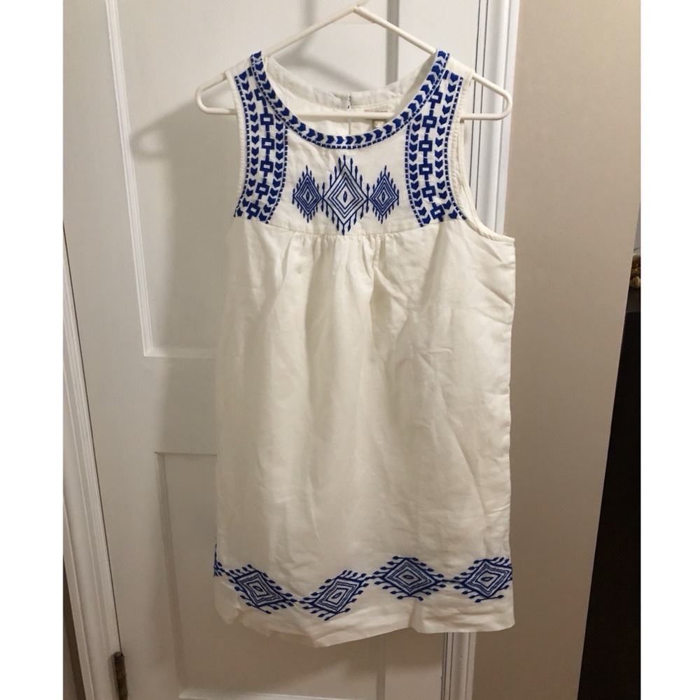 NWT 100% linen J. Crew dress